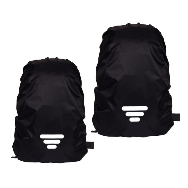 koolsoo Housse de Sac à Dos Imperméable pour Camping Randonnée Sac à Dos Extérieur Anti-Poussière Trois Barres S+imperméable Housse de Sac à Dos pour Camping Randonnée Extérieur, Noir, TP Taille S