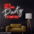 thumbnail image 4 of Glowneon Lighten Your Bar With Let's Get This Party Started Led Sign, 4 of 5