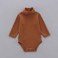 thumbnail image 2 of Dezsed Baby Bodysuits Girl Rompers Boy Jumpsuits Toddler Jumper Body Long Sleeve High Collar Sleeper 6M 9M 12M 18M Autumn Winter Spring, 2 of 5