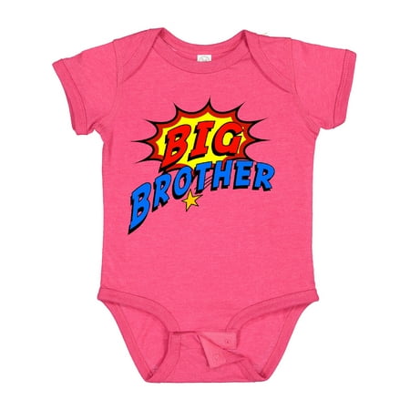 

Inktastic Big Brother Superhero Gift Baby Boy Bodysuit