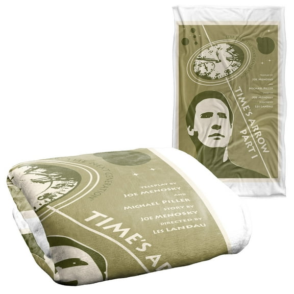 Star Trek The Next Generation Season 5 Episode 26 Silky Touch Super Soft Throw Blanket 36" x 58"