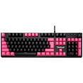 thumbnail image 1 of Teclado Mecánico Gamer OCELOT OGMK04, USB. Color Negro con Rosa. Ocelot Gaming OGMK04, 1 of 2