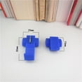thumbnail image 4 of EeaseMX 50 conectores de empalme rápido sin soldadura, terminales de cable con bloqueo de empalme rápido y crimpado (azul), 4 of 7