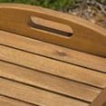 thumbnail image 5 of Kadence Natural Wood Stained Kitchen Serving Cart, 5 of 5