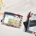 thumbnail image 5 of 2 Pack Flip Folders with Clear PVC Window Binder Pouches 3-Ring Binder Organizer for Office & Home Red White and Blue Rooster, 5 of 6