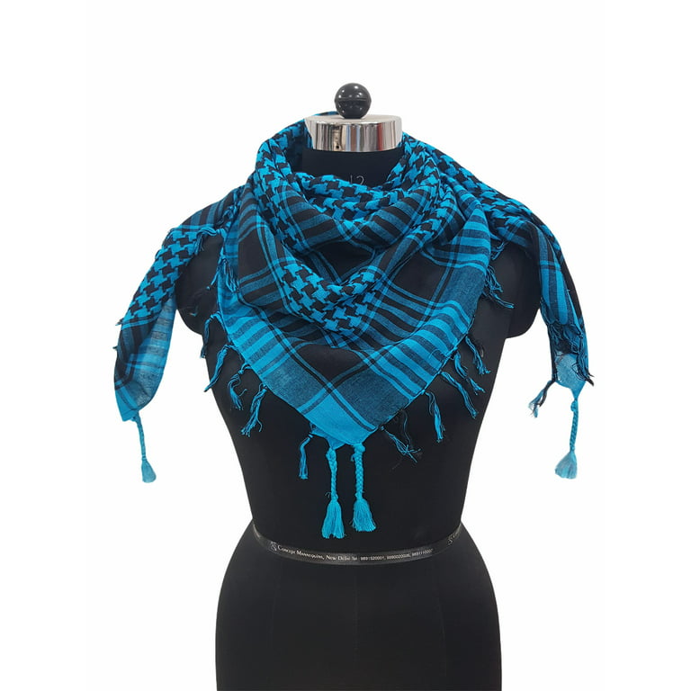 Men Scarf, Arab Shemagh Head Scarf Neck Wrap Cottton India