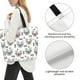 thumbnail image 3 of Fotbe Cute French Bulldog Bolsa Tote Estética de Lona con Estampado para Mujer - Bolsa Reutilizable de Hombro Casual para Vacaciones, Compras, Trabajo y Gimnasio, 3 of 8