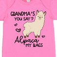 thumbnail image 4 of Inktastic Grandma's You Say Alpaca My Bags Boys or Girls Baby Bodysuit, 4 of 5