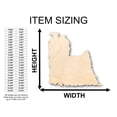 thumbnail image 2 of Unfinished Wood Yorkie Shape - Craft - up to 46" DIY 20" / 1/4", 2 of 3