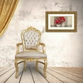 thumbnail image 3 of Christina 14x9 Gold Ornate Wood Framed with Double Matting Museum Art Print Titled - Crimson Beauty II, 3 of 4