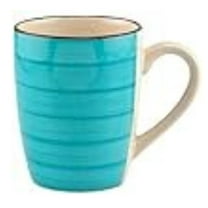 12 oz Turquoise Swirl Stoneware Mug, Dishwasher & Microwave Safe – Royal Norfolk