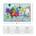 thumbnail image 7 of Numberblocks Rug, Ultra Soft Flannel Area Rug With Non-Slip Backing, Plush Memory Foam Carpet Rug For Bedroom, Living Roo,M Dining Ro,Om Playroom, Absorbent Washable Floor Mat, 7 of 7