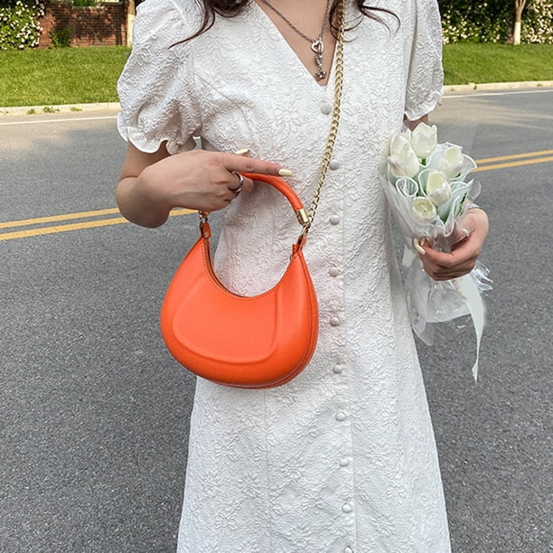 Bolsa de mano para mujer 2023 Ins, Bolsa de mensajero, cadena de cuero PU, Bolsas cruzados, Bolsa de mano para mujer Sywqhk Para Estrenar