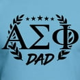 thumbnail image 3 of CafePress - Alpha Sigma Phi Greek Dad T Shirt - Fitted T-Shirt, Vintage Fit Soft Cotton Tee, 3 of 4
