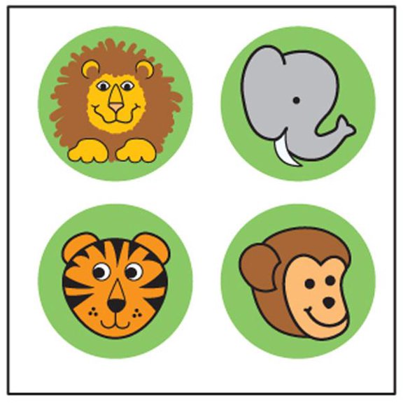 Incentive Stickers - Zoo