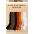 thumbnail image 2 of Pressure Thin Leg Socks Shaping Calf Knee Long Tube Extension Autumn And Winter Small Leather Shoes Solid Color But Knee Leg Socks Women, 2 of 6