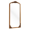 thumbnail image 3 of Wooden Arch Full Length Vintage Decorative Mirror for Living Room Bedroom 70"x30",Gold, 3 of 7
