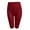Red, variant on Womens High Waisted Pants Hontri Workout Leggings Women's Workout High Waist Comfy Elastic Band Solid Active Yoga Shorts Pants Solid Color Yoga Pants for Women