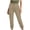 Khaki A1, variant on Edvintorg Cargo Pants Womens Fashion Streetwear Women Plus Size Pants with Drawstring Casual Solid Elastic Waist Pocket Loose Pants Trousers Women Khaki S