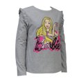 thumbnail image 3 of Playera Barbie Talla 6 Manga Larga con Estampado con Corazón Gris Jaspe, 3 of 4