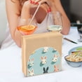 thumbnail image 3 of Yayeee Napkin Holder for Table Set of 2 Kitchen Paper Tissue Organization, Green Cute Rabbits, 3 of 8