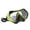 Yellow Black, variant on NFTIGB Premium Silicone Adults Snorkeling Goggles Toughened Glass Large View Panoramic Swimming Diving Equipment Glasses White Black 6.69 inches / 17 cm Unpowered Eyewear [cite: 2, 6, 9]