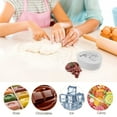 thumbnail image 3 of Soimiss Creative Dinosaur Silicone Cake Mold White Non Stick Flexible Baking Tool for Candy, 3 of 6