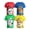 Chase, marshall, rubble & rocky, variant on Paw Patrol Chase Marshall Rubble Big Boys 4 Pack T-Shirts Toddler to Big Kid