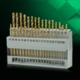 thumbnail image 3 of JUEGO DE BROCAS HELICOIDALES HSS DE 60 PIZAS, Brocas Afiladas para aluminio, Madera Con Acero de Alta Velocidad, Revestimiento de Titanio, Adecuadas para Perforación Profunda, 3 of 7