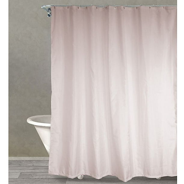 Wamsutta 70 Inch X 72 Fabric Shower Curtain Liner In Blush Com Fabric Shower Curtain Liner In Blush, Wamsutta Extra Long Fabric Shower Curtain Liner