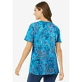 thumbnail image 2 of Woman Within Plus Size Perfect Printed Short-Sleeve Scoopneck Tee, 2 of 6