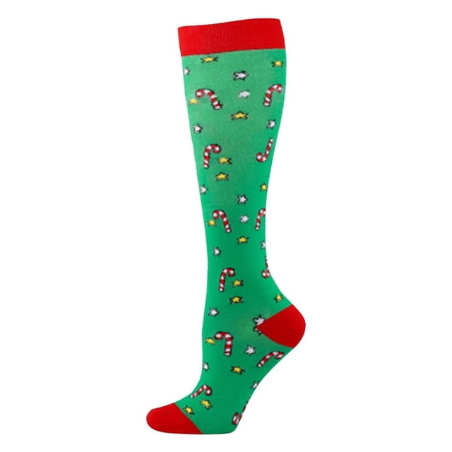 Xiao Hua 1 par de calcetines de compresión para mujeres y hombres que mejoran la circulación: el mejor soporte para correr, amamantar y hacer ejercicio, tallas L/XL, O