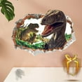 thumbnail image 1 of Fwttom Broken Wall Dinosaur Wall Sticker Living Room Bedroom Decoration Wall Sticker, 1 of 5