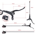thumbnail image 4 of 3 Pins Hydraulic Brake Set Left Front 800mm And Right Rear 1400mm Disc Brake Kit, 4 of 9