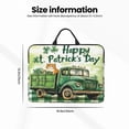 thumbnail image 4 of Laptop Sleeve Bag For Women Men 14inch Waterproof Durable Protective Computer Carrying Cover Handle Laptop Case Bag Happy St.Patricks Day Cat Truck, 4 of 8