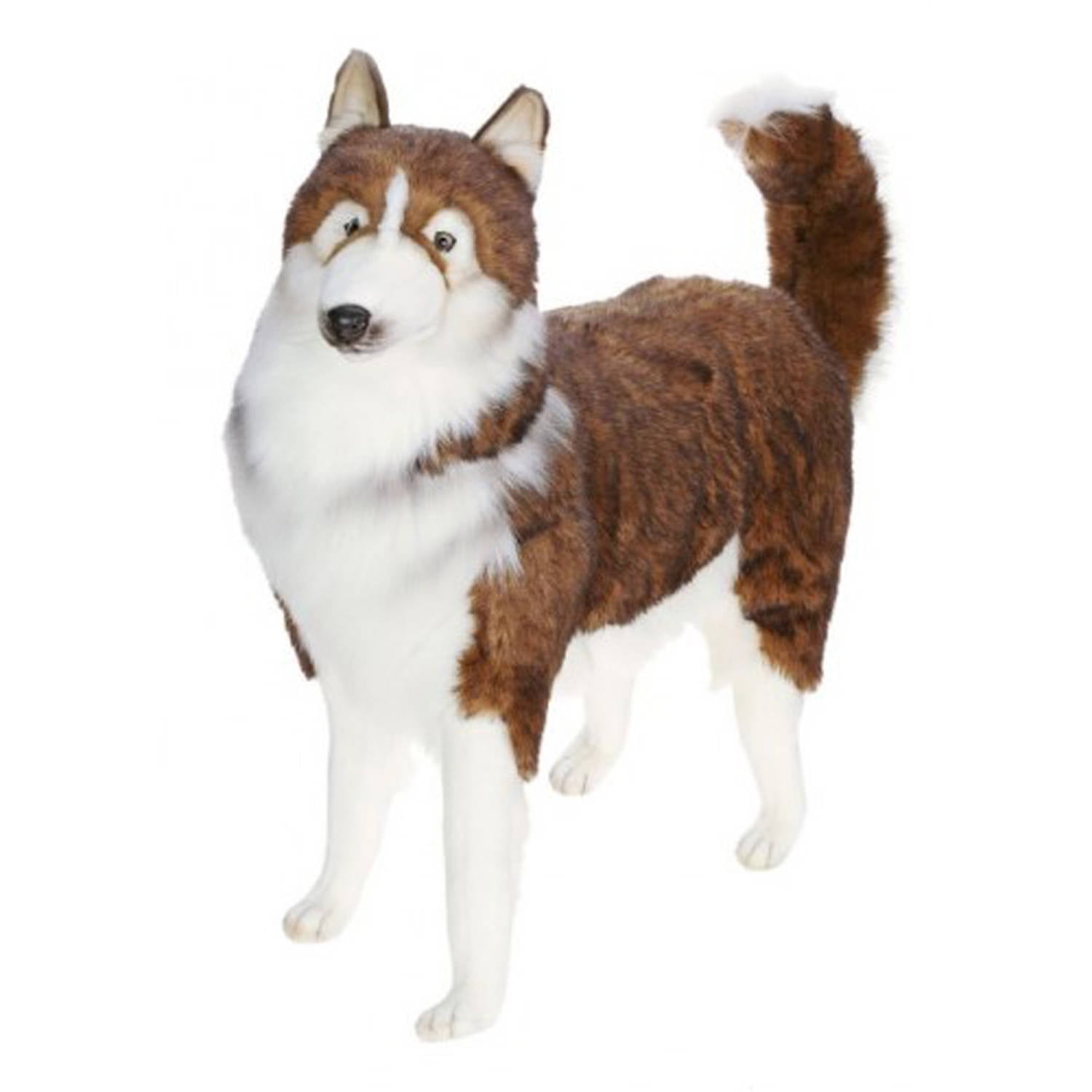 Hansa Life Size Husky Dog Plush Toy 