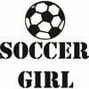 "Top Selling Decals - Prices Reduced Wall : Soccer Girl Ball Player Sports Kids Boy Bedroom 20x20"""