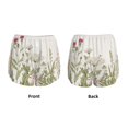 thumbnail image 6 of Sigee Herbs and Wildflowers for Women's Athletic Shorts High Waisted Running Shorts Pocket Sporty Short Gym Elastic Workout ShortsX-Large, 6 of 9