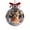 F, variant on Christmas Pet Cute Dog Flat Acrylic Decoration Dog Paw Memorial Photo Ornaments Snowflake Christmas Decorations Pet Gifts,3.14 in