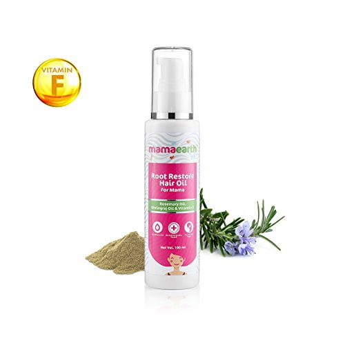 Mamaearth Root Restore Hair Oil 100ml with Bhringraj, Jojoba, Almond, Olive, Rosemary Oil and Vit. (F) Mamaearth Root Restore Hair Oil 100ml with Bhringraj, Jojoba, Almond, Olive, Rosemary Oil and Vit. (F)