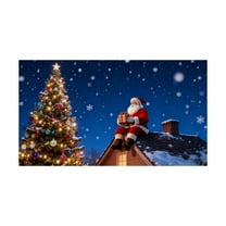 2025 Christmas Garage Door Cover Truck Holiday Banner Large Outdoor Festive Home Decoration Banner for Seasonal Celebrations