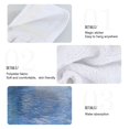 thumbnail image 2 of Yayeee Kitchen Hanging Hand Towels Set of 2 with Loop Bathroom Absorbent Tie Towel, Blue Sky and River, 2 of 7