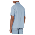 thumbnail image 2 of Cubavera Men's Short Sleeve Embroidered Guayabera Shirt, Blue Bell, XX-Large, 2 of 2