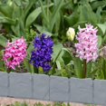 thumbnail image 5 of 10 Pack Stone Look Garden Lawn Edging Gray 245cm Flower Beds Interlocking System Flexible Edging Fence, 5 of 5