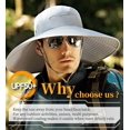 Super Wide Brim Sun HatUpf 50+ Protection,Waterproof Bucket Hat For