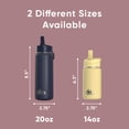 thumbnail image 5 of Hydrapeak 14oz Kids Insulated Water Bottle (Neon Crush, Straw Lid), Reusable Sports Water Bottle for All Ages, 5 of 9