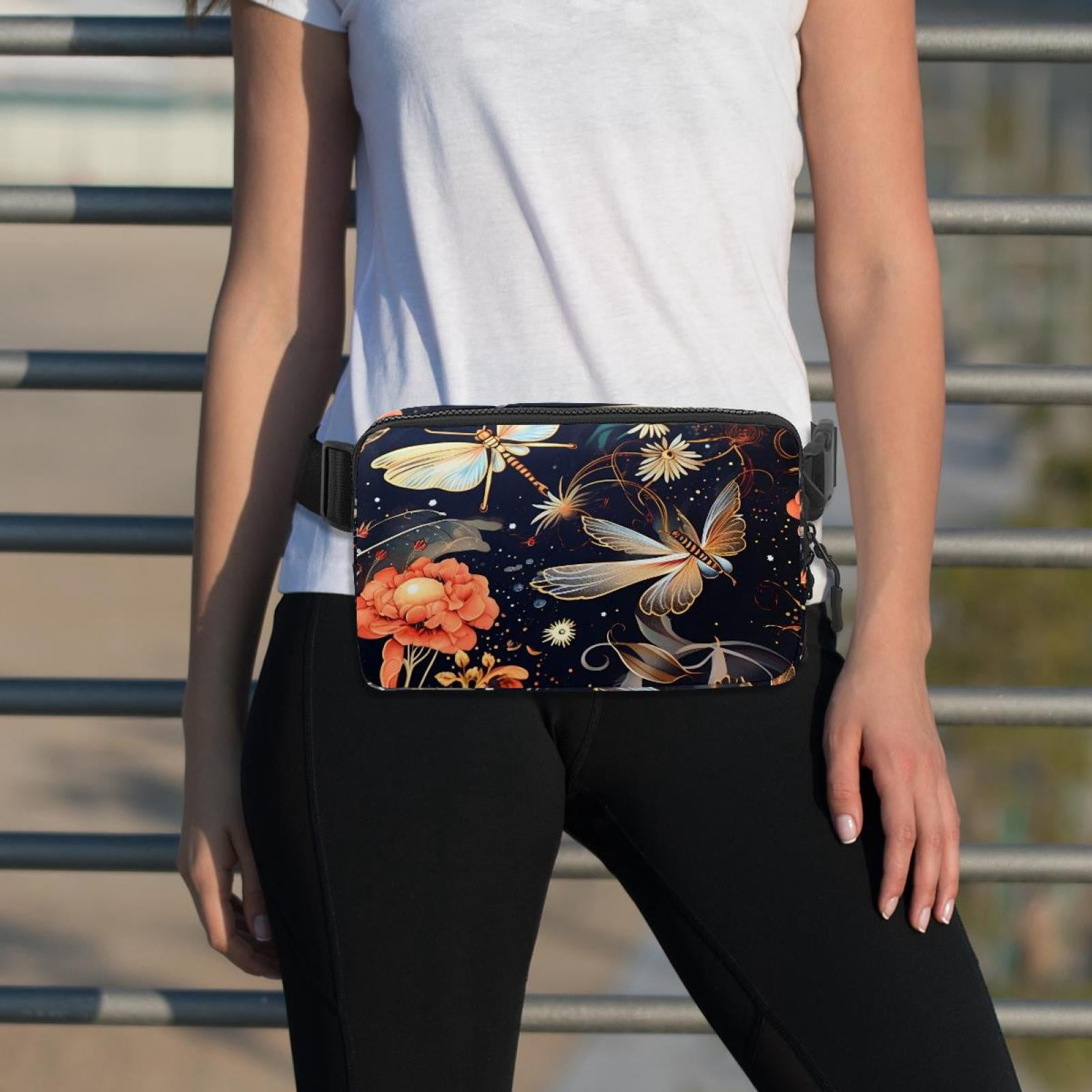 Firefly Lightweight, Adjustable Running Belt with Extension Strap, Unisex Waist Bag, Fanny Pack, Cross Body Bag