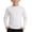 White, variant on Rvasteizo Kids Long Sleeve Shirt Solid Raglan Crew Neck Long Sleeve Breathable Breathable Knit Tee for Boys Girls Summer training Wear