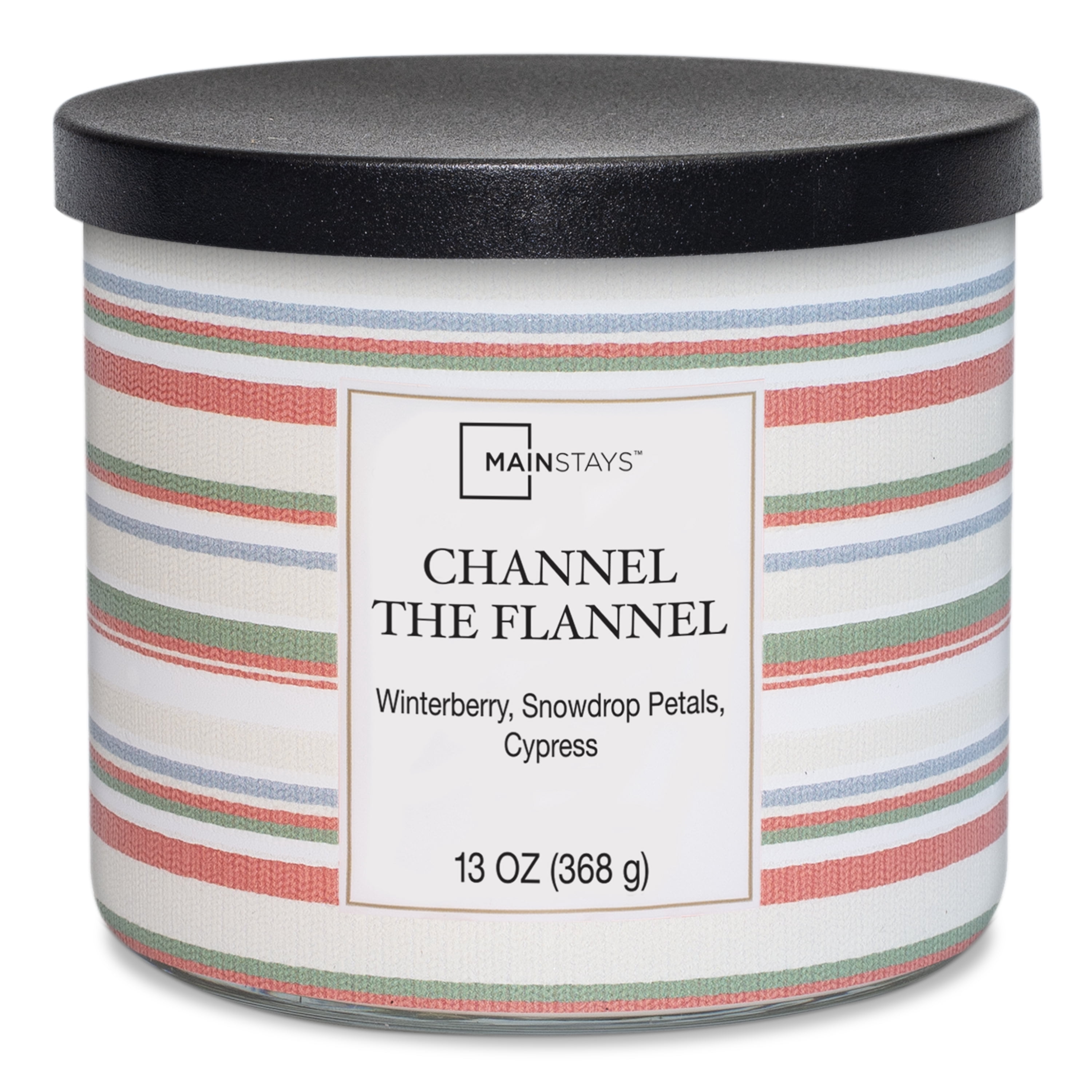 Mainstays Channel the Flannel Scented 3-Wick Candle, 13 oz.