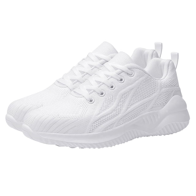 1 par de zapatos deportivos de malla tejida para adultos zapatos para correr no patinaje calzado casual